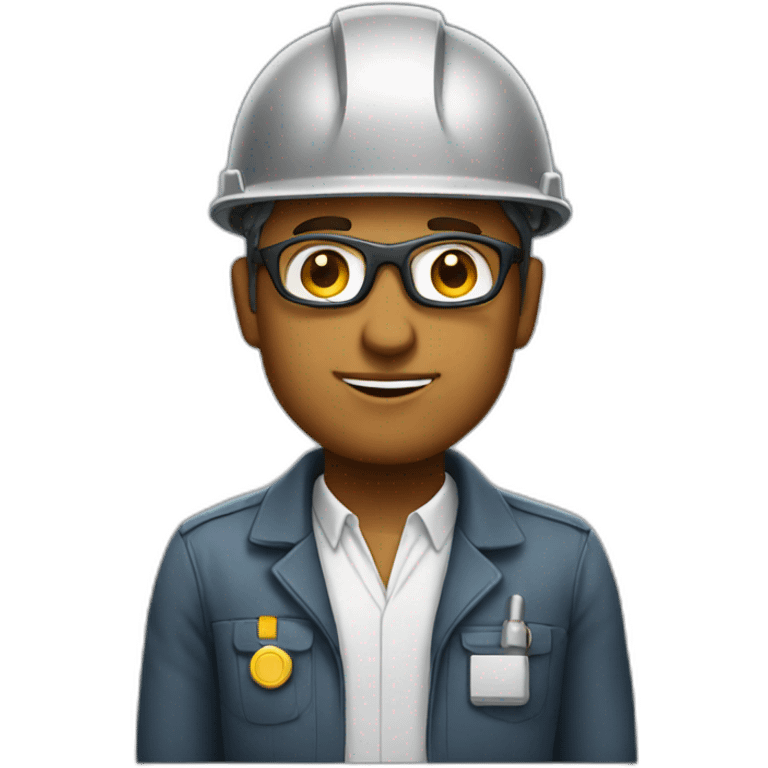 Bold engineer emoji