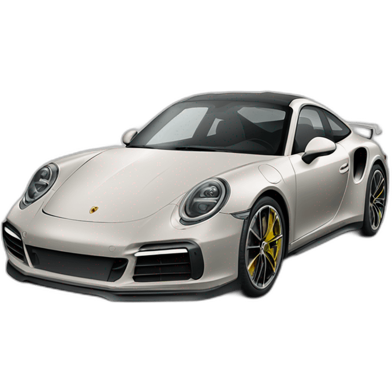 Porsche 911 turbo S de frente emoji