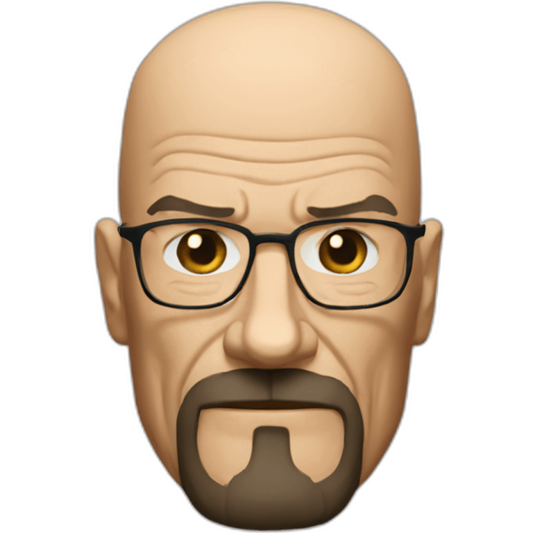 Black walter white emoji