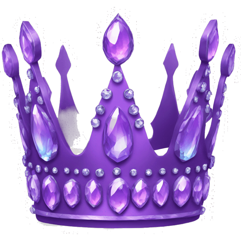 purple jeweled crown emoji