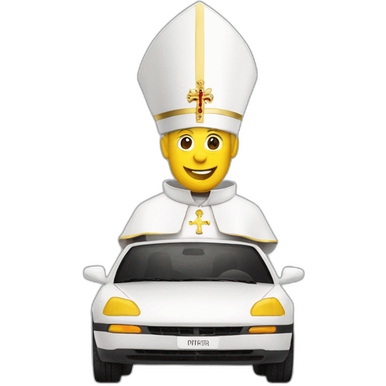 pope car emoji