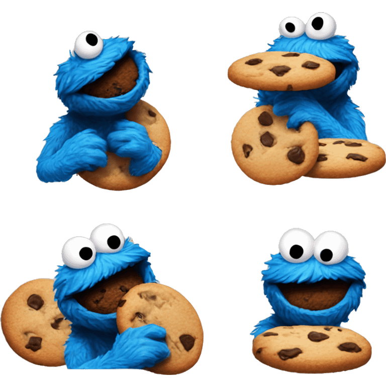 Cookie monster emoji