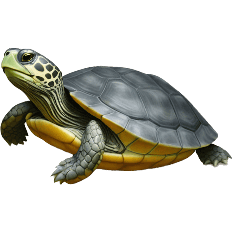 Diamondback terrapin turtle emoji