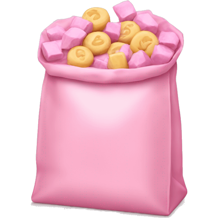 Light pink sweet bag emoji