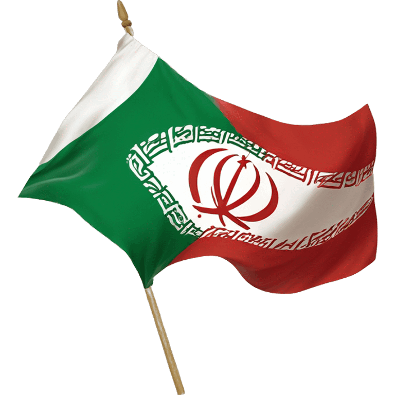 The flag of Iran during the Sassanid period emoji