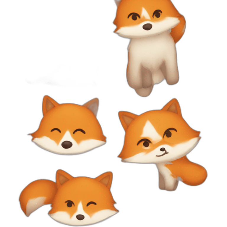 Miss you fox emoji