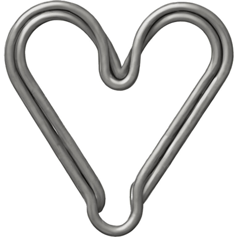 paper clip heart  emoji