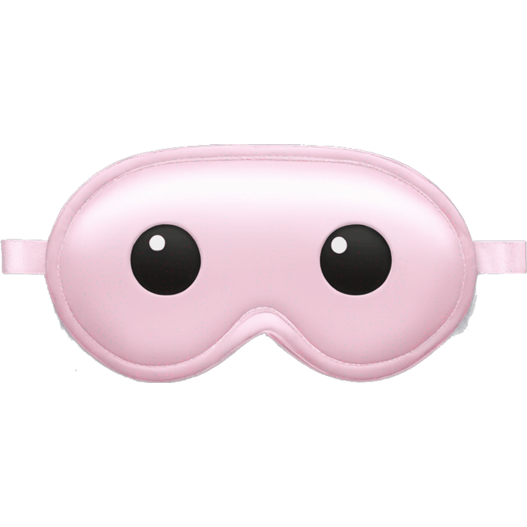 Light Pink Satin Sleep Mask emoji