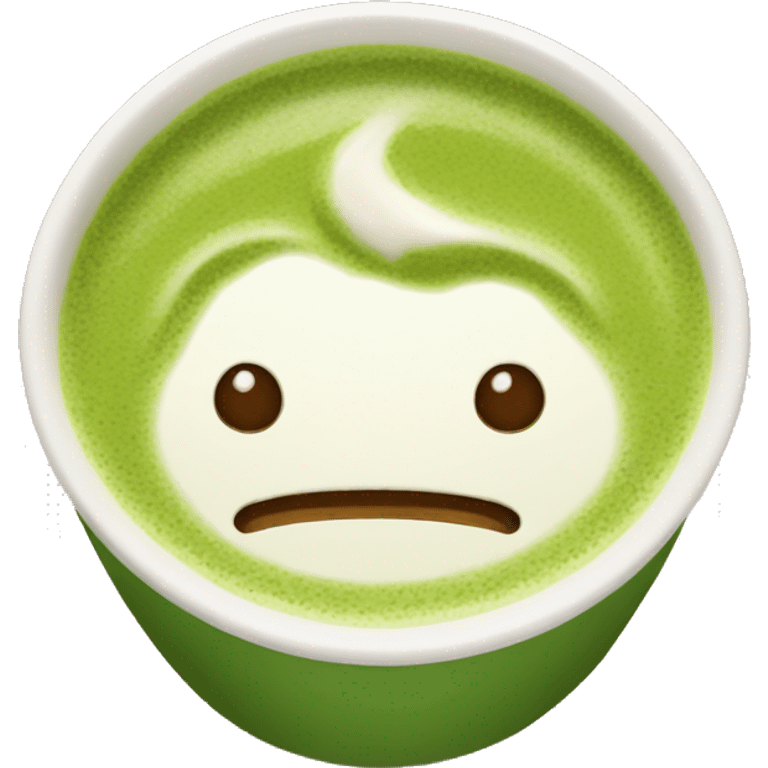 Matcha latte emoji