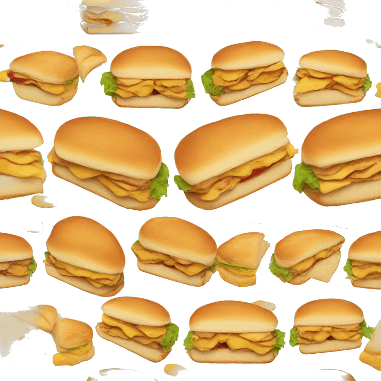 Chicken sandwich  emoji