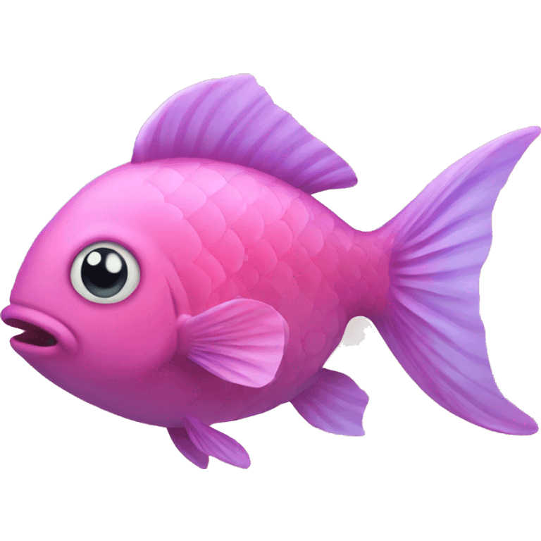 pink fish  emoji