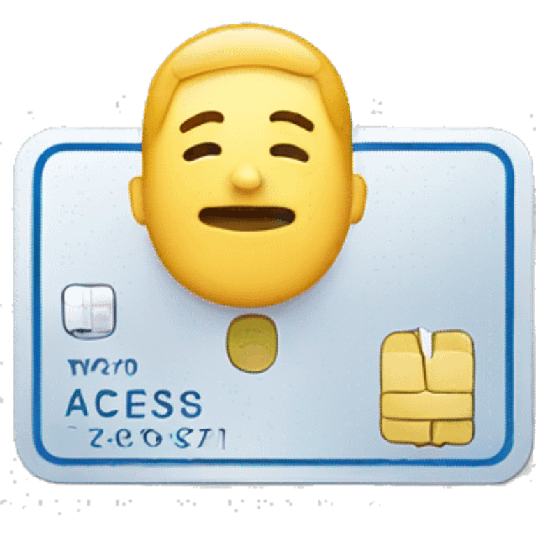 Access card emoji