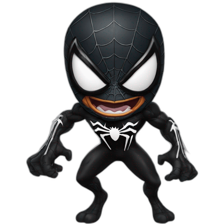 venom spiderman emoji