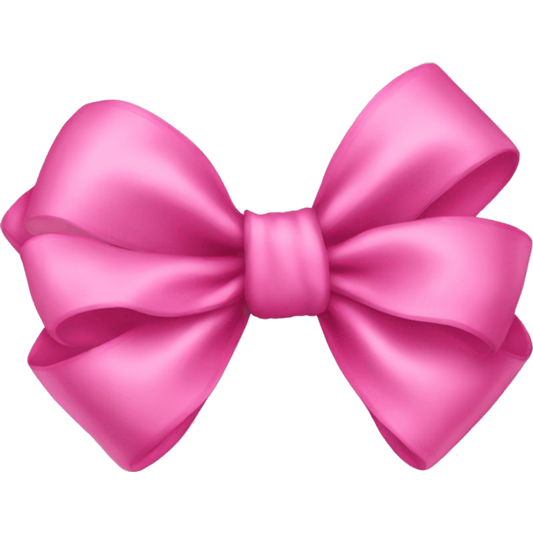 Pink baby bow emoji