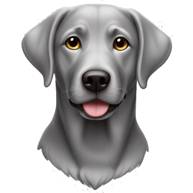 Silver lab  emoji