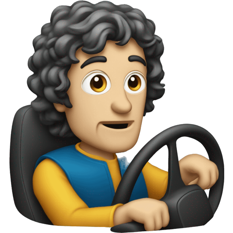 copernicus driving a car emoji