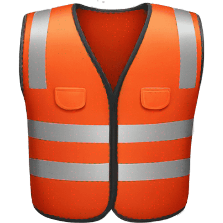 Red safety vest emoji