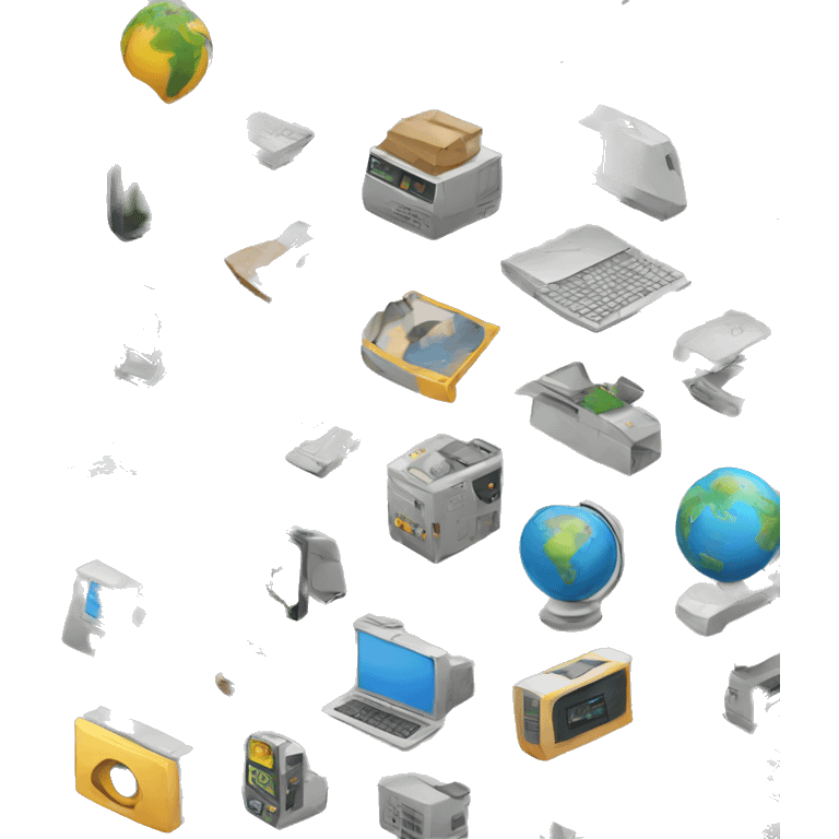 technology geography  emoji