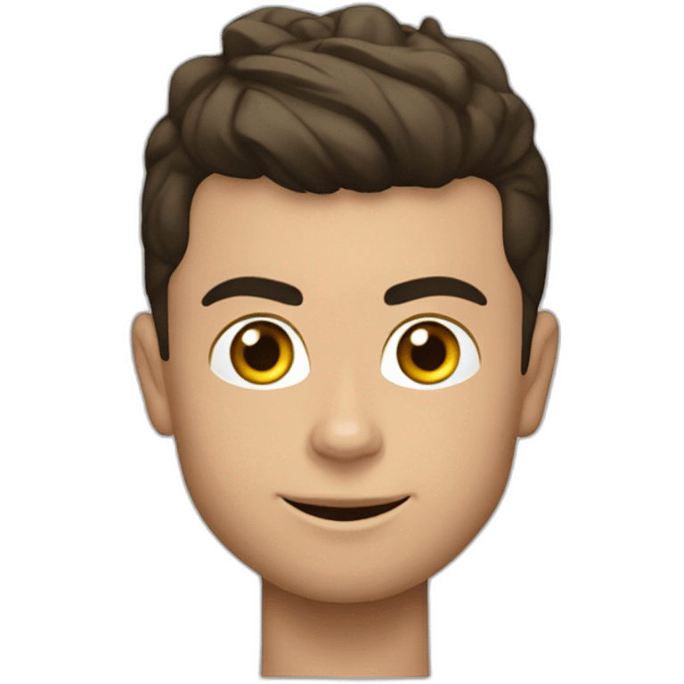 Cristiano ronaldo con una champions league emoji