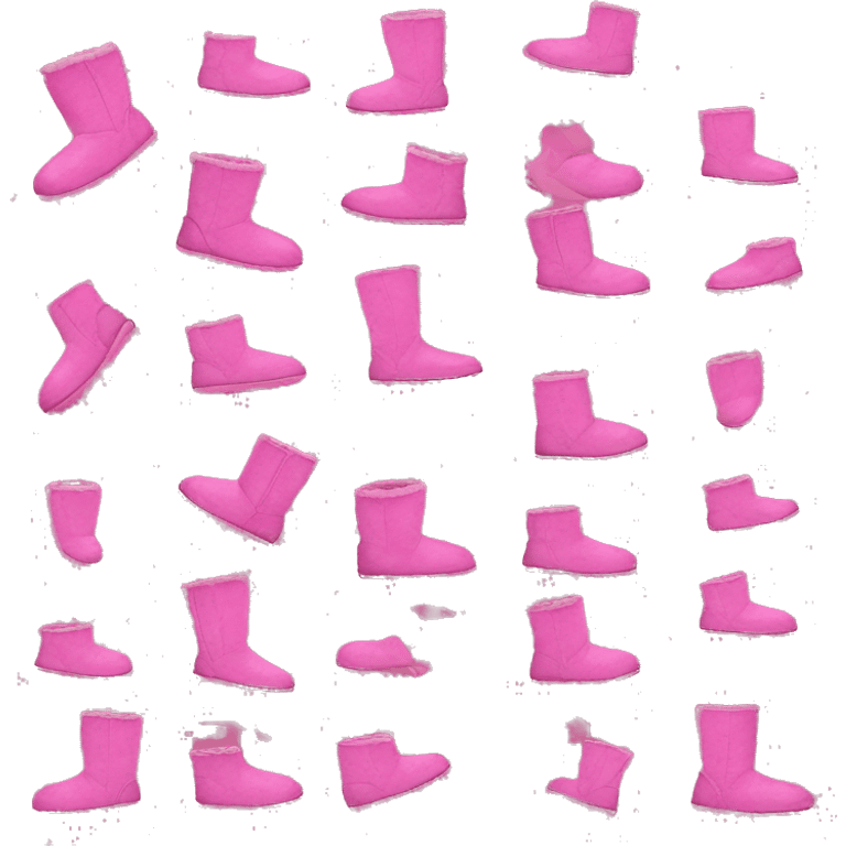 Pink uggs emoji