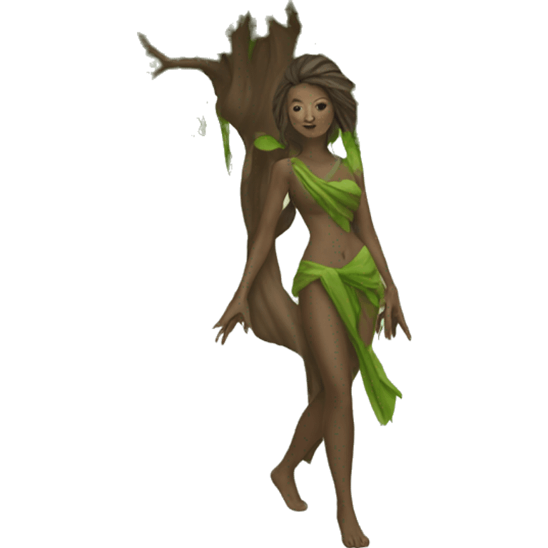 driade tree woman  emoji