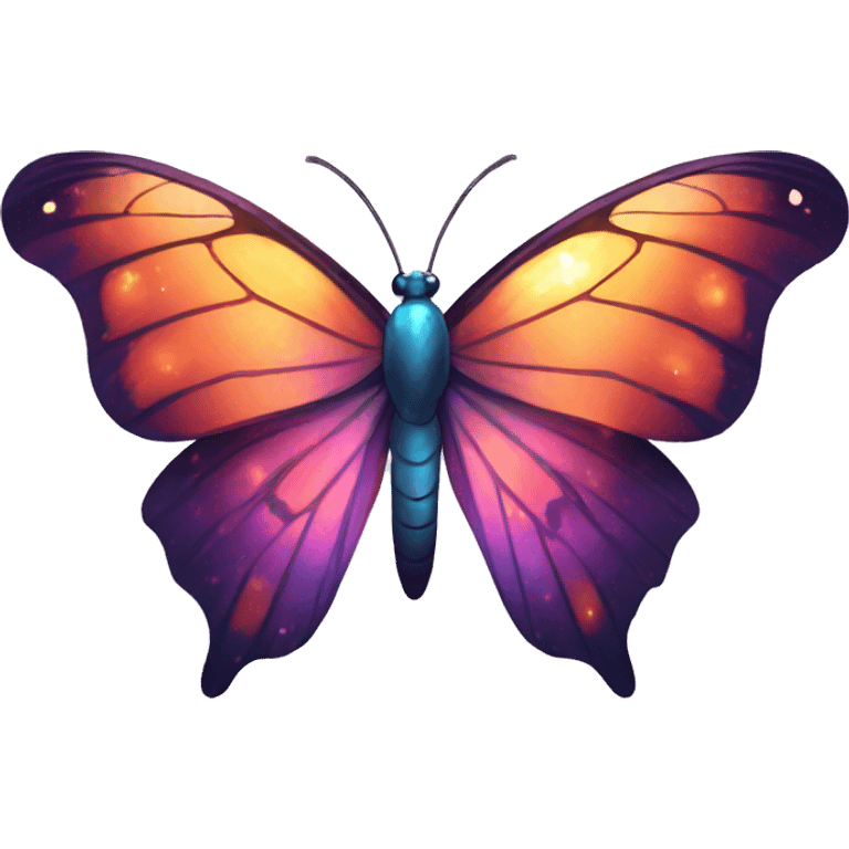 Shiny Nebula Butterfly emoji