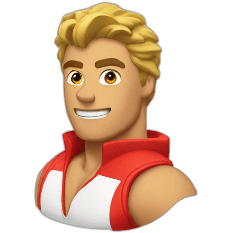 Baywatch neck emoji