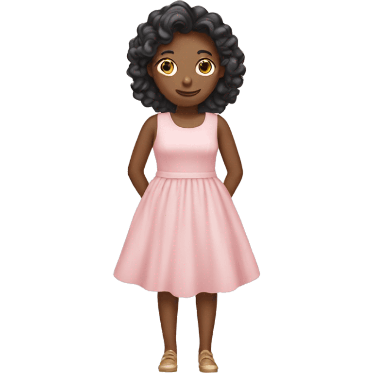 light pink dress emoji