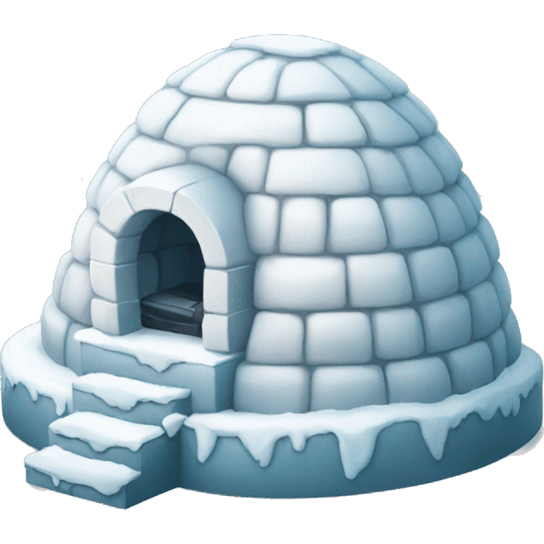 igloo + cool hacker emoji