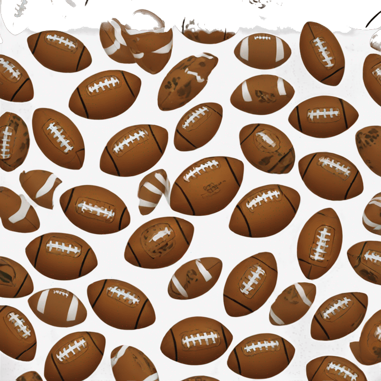 Leopard print football emoji