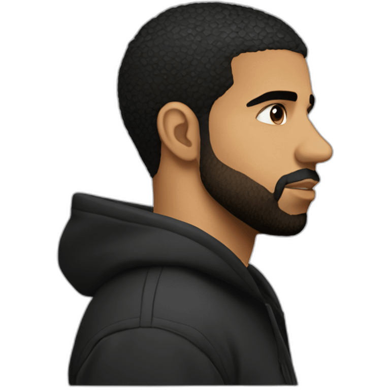 Drake side profile emoji