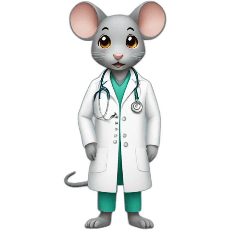 mouse doctor emoji