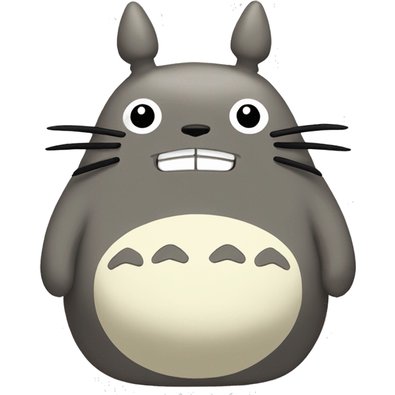 Totoro stuff toy emoji