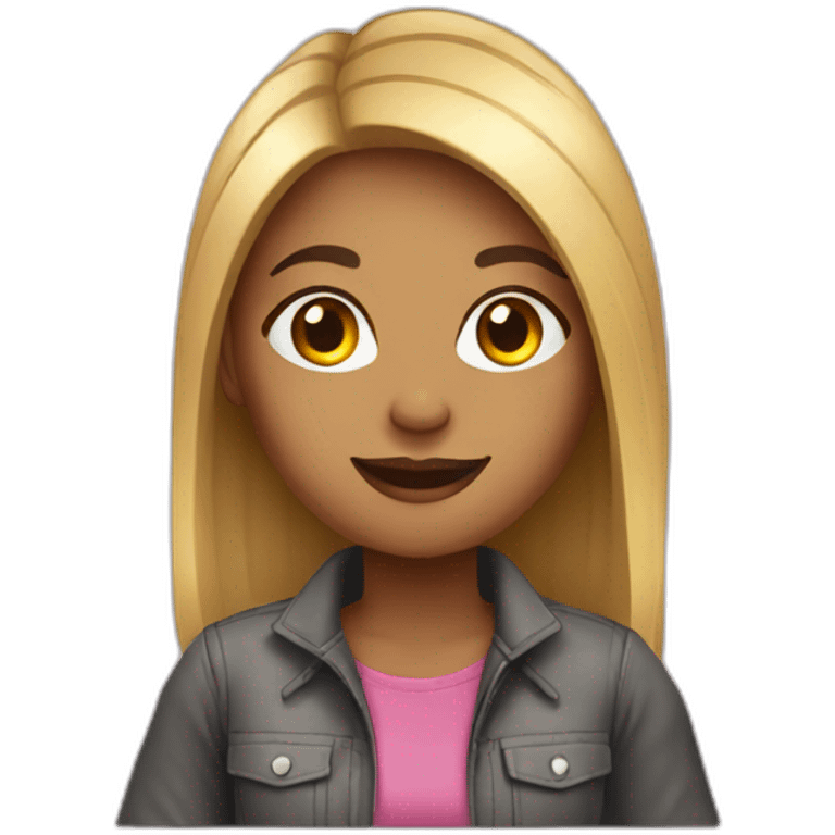 girl who works e-commerce and digital marketing emoji