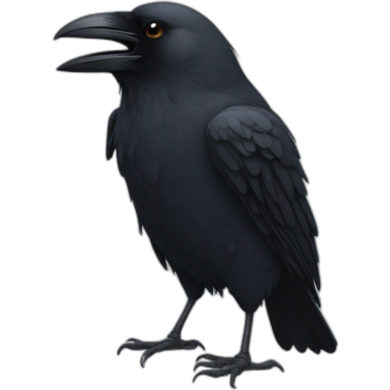 Crow emoji