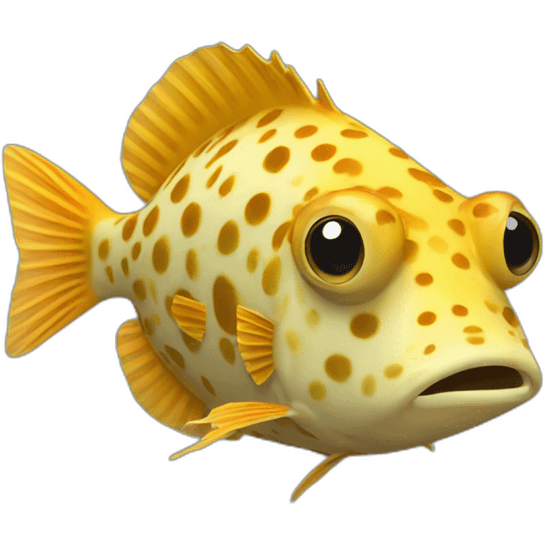 box fish- front side,no background emoji