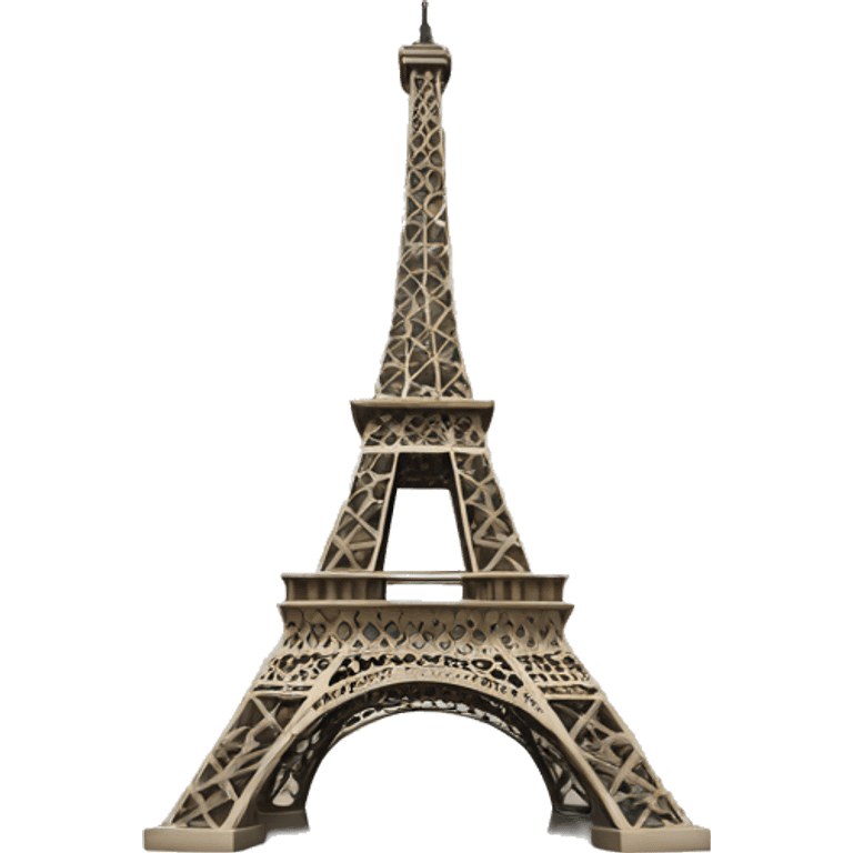 Eiffel tower from pisa emoji