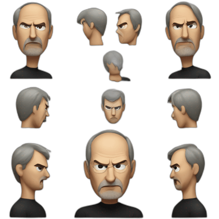 steve jobs angry emoji