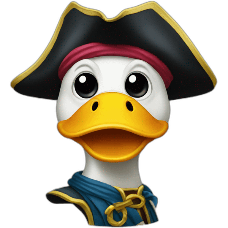 Duck pirate emoji