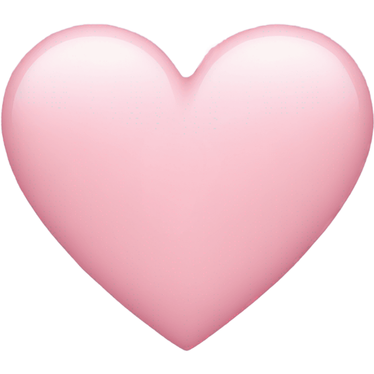 pastel pink heart emoji