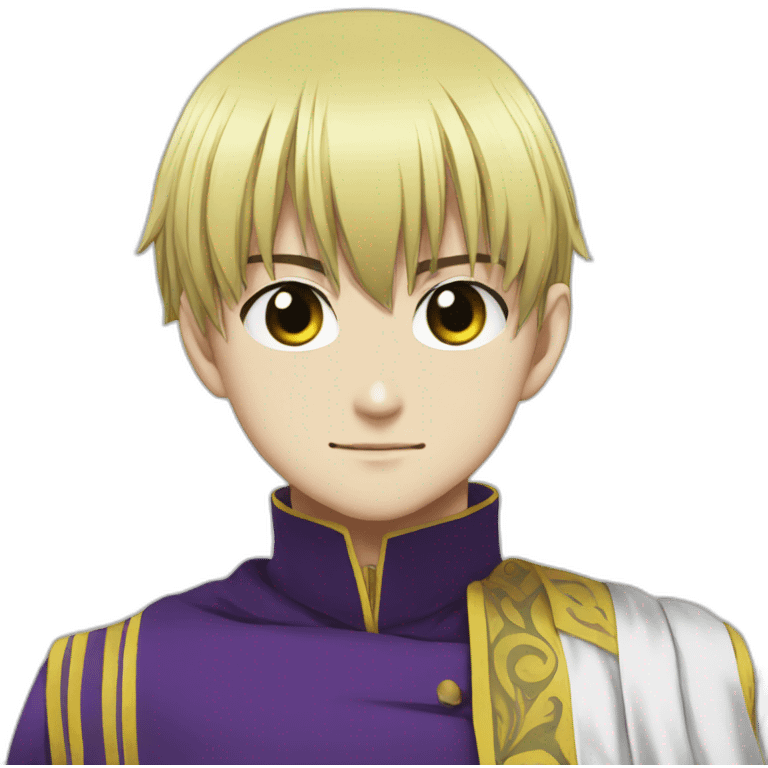 Kurapika kurta HunterxHunter anime emoji