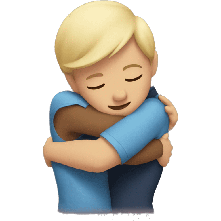 Emotional hug emoji