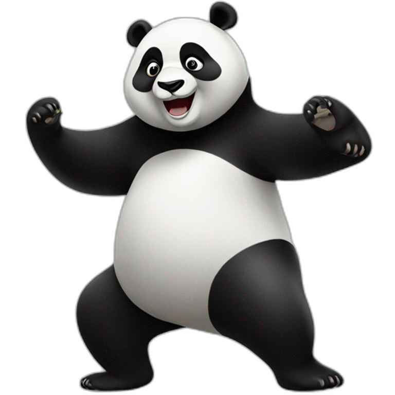 panda dancing emoji