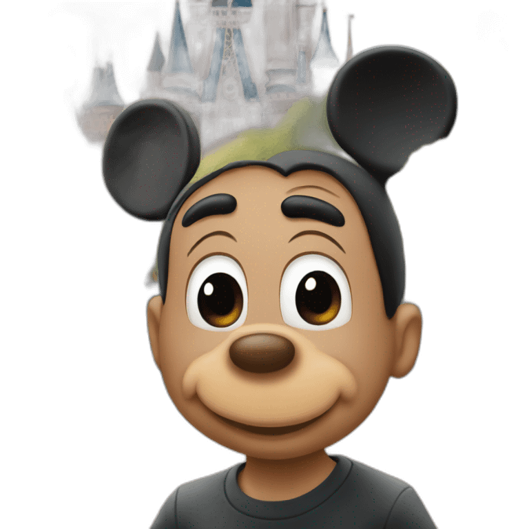 mickey-mouse-in-disney-world emoji