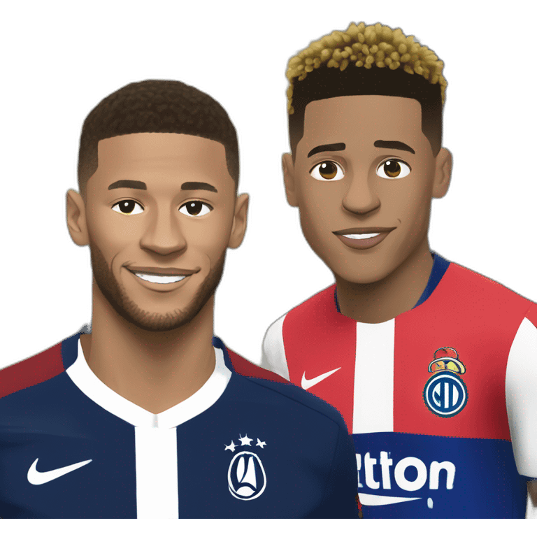 Neymar beat Mbappé emoji