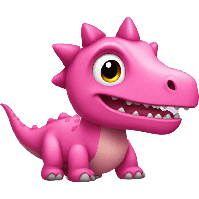 Pink dinosaur  emoji