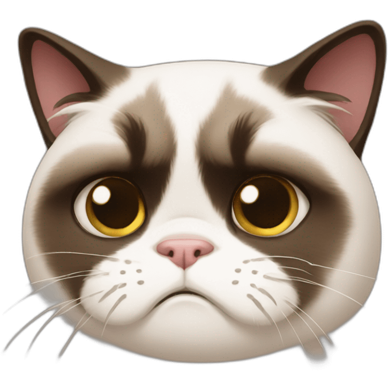 Grumpy cat emoji