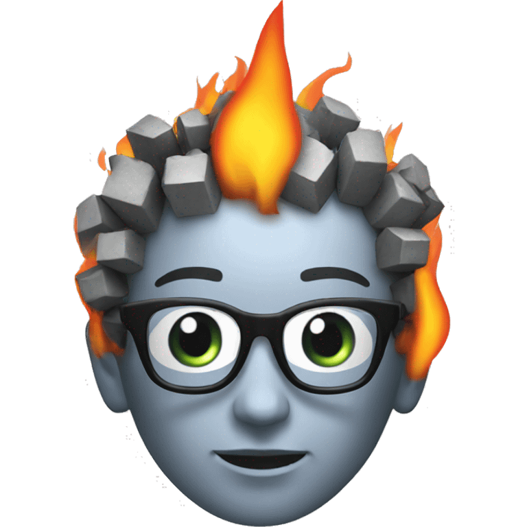 AI tech on fire emoji