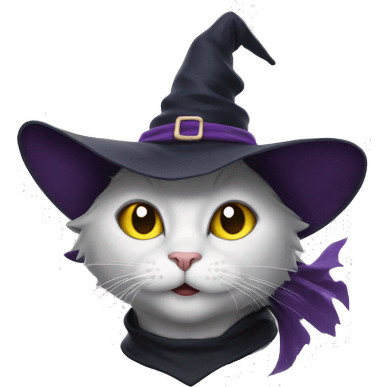 Cat that is a witch emoji