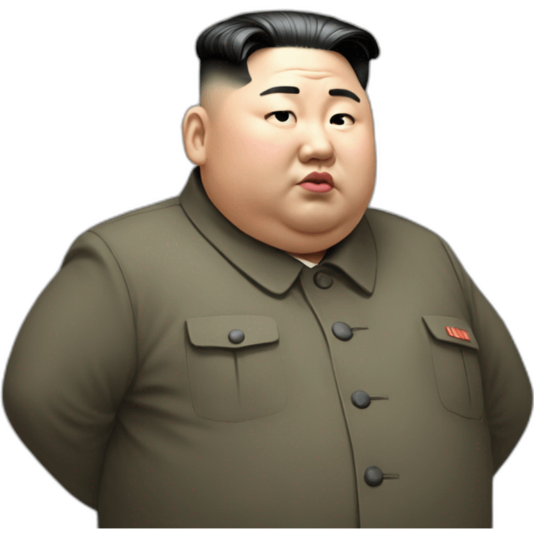 Fat Kim jong-un emoji